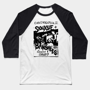 Siouxie and the Banshees New Wave Flyer Baseball T-Shirt